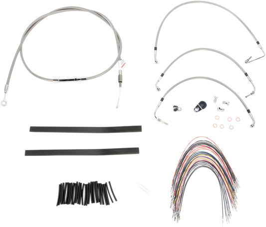 Burly Cable and Brake Line Kits 13in. Bagger Bars B30-1103