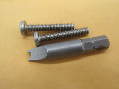 Harley Davidson Bright Ass Lights Stainless Security Screw Set BAL-SEC1