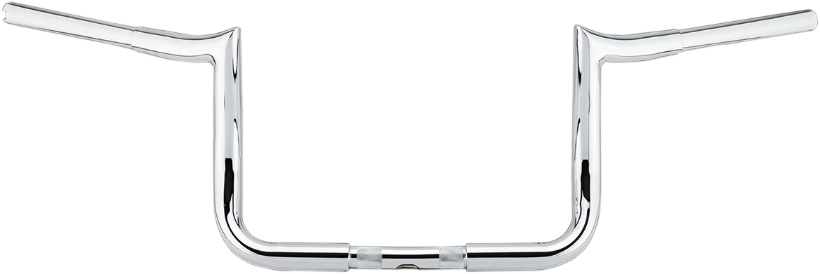 LA Choppers 1 1/4" Bagger Prime Ape Handlebars Chrome 10" End rise LA-7352-10