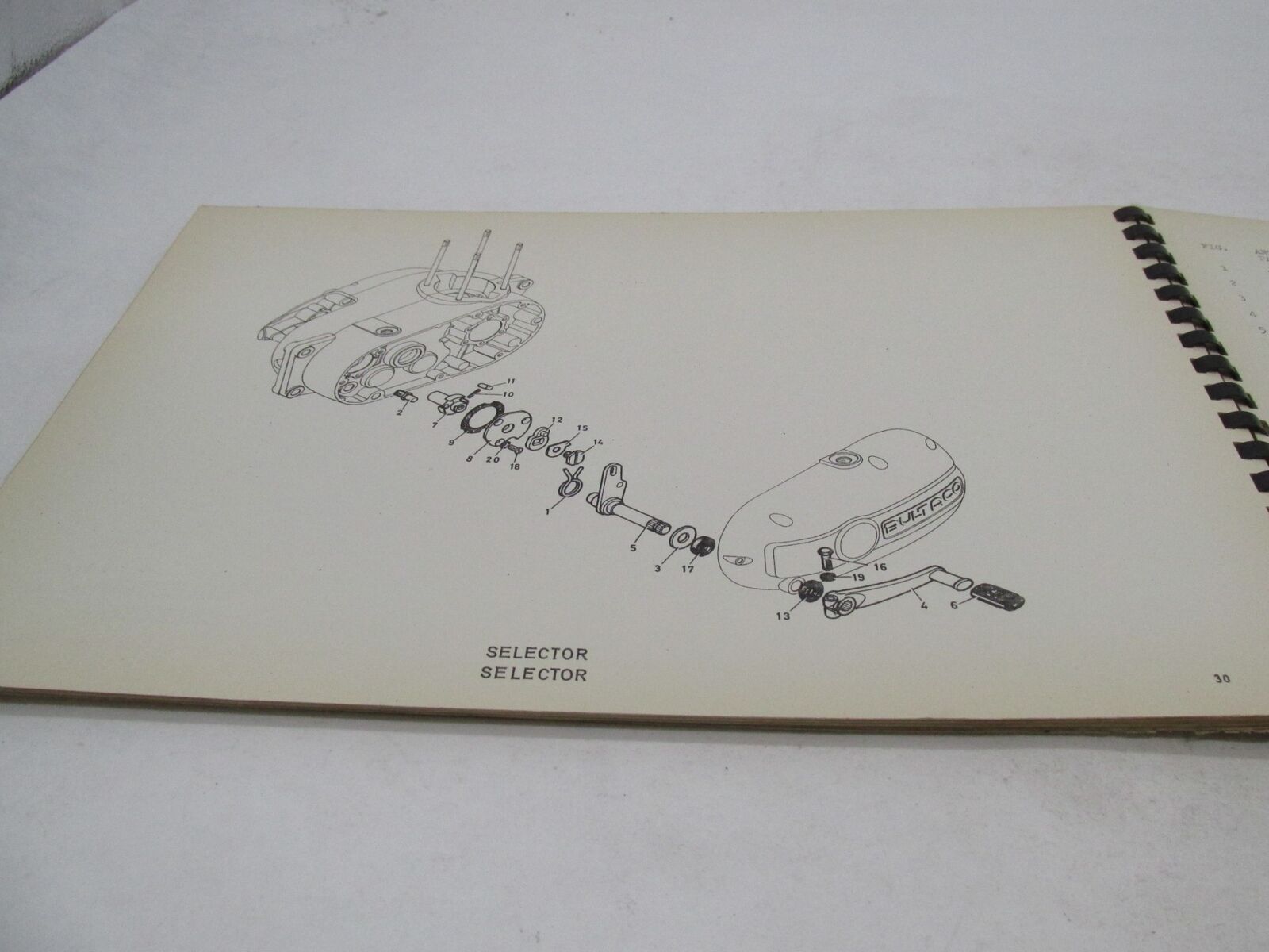 Bultaco Factory 1969 Sherpa S 100cc Motorcycle Catalog Parts List Book