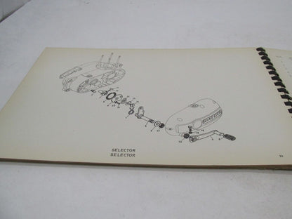 Bultaco Factory 1969 Sherpa S 100cc Motorcycle Catalog Parts List Book
