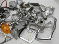 Huge Mixed Lot of Honda Goldwing Motorcycle Chrome Trim Parts &  Accessories