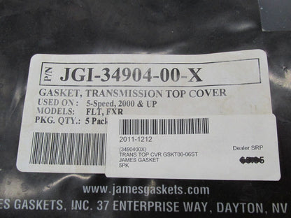 Lot of 3 Harley Davidson James Transmission Top Cover Gaskets JGI-34904-00-X