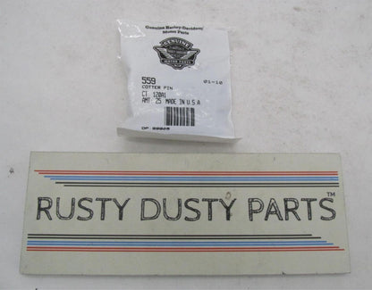 Lot of 17 Harley-Davidson Genuine NOS Cotter Pins 559