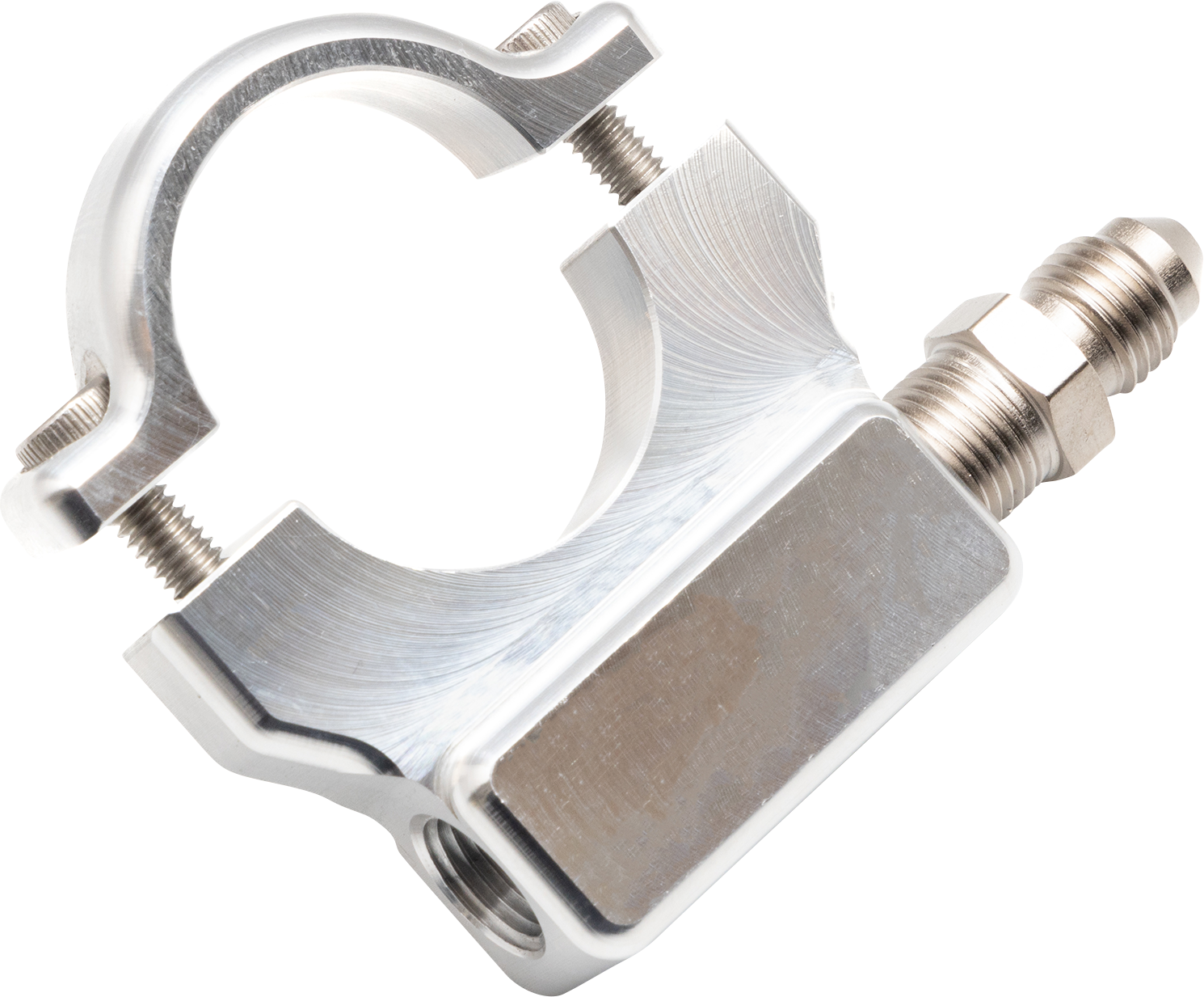 Feuling Oil Pressure Gauge Mount 1.25" Raw 9057