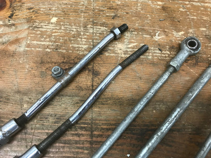 Mixed Lot of 6 Harley Connecting Shift Rods Lot EVO Shovelhead OEM Nic