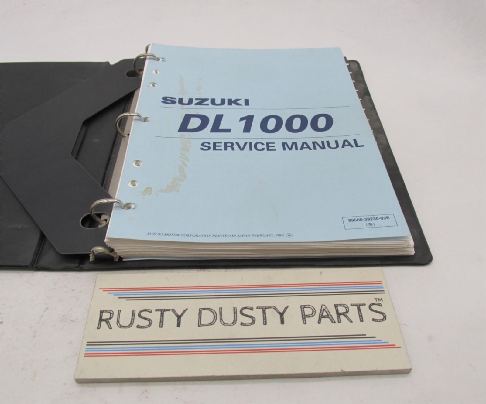 2002 Suzuki Official Factory OEM DL1000 Service Manual Book 99500-39230-03E