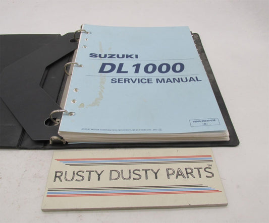 2002 Suzuki Official Factory OEM DL1000 Service Manual Book 99500-39230-03E