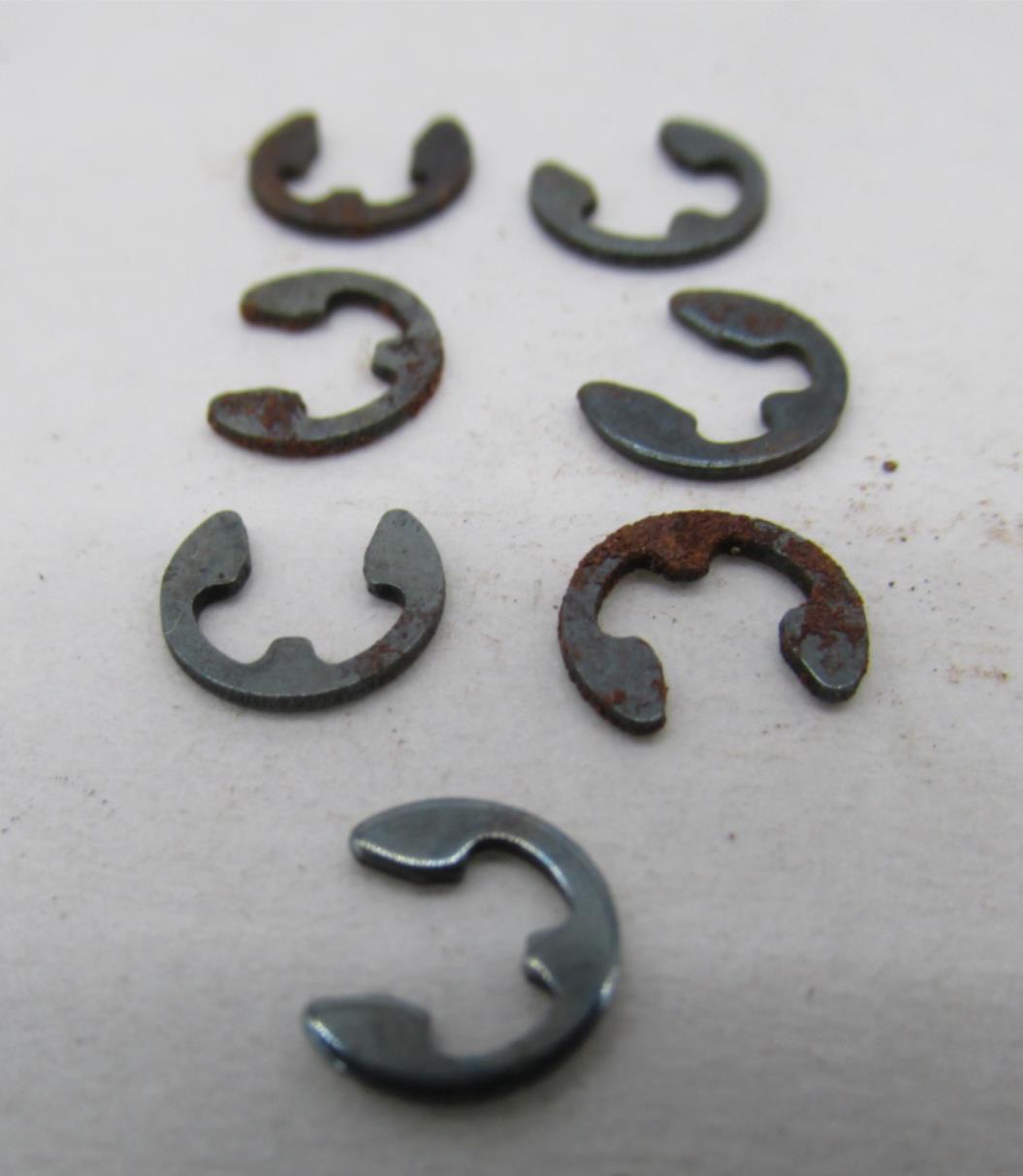 Lot of 7 Harley-Davidson Genuine NOS Aermacchi Lock Rings 11040-P