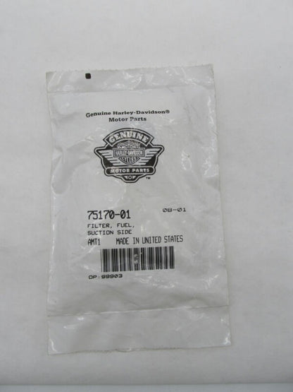Harley Davidson Genuine NOS Fuel Filter Suction Side 75170-01