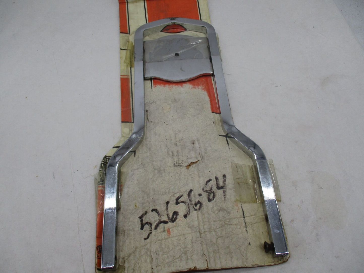 Harley Davidson Genuine NOS Chrome Low Upright Sissy Bar Backrest 52656-84