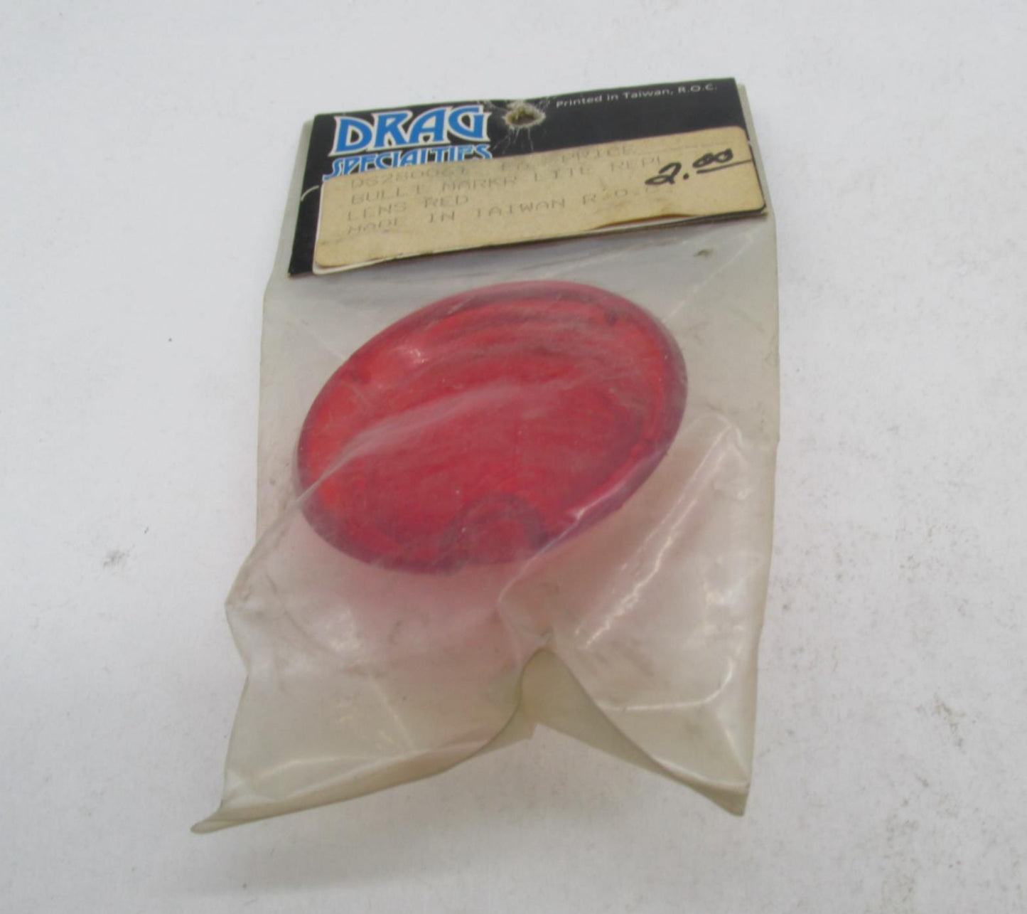 Harley Davidson Drag Specialties Red Bullet Marker Light Lens DS280061