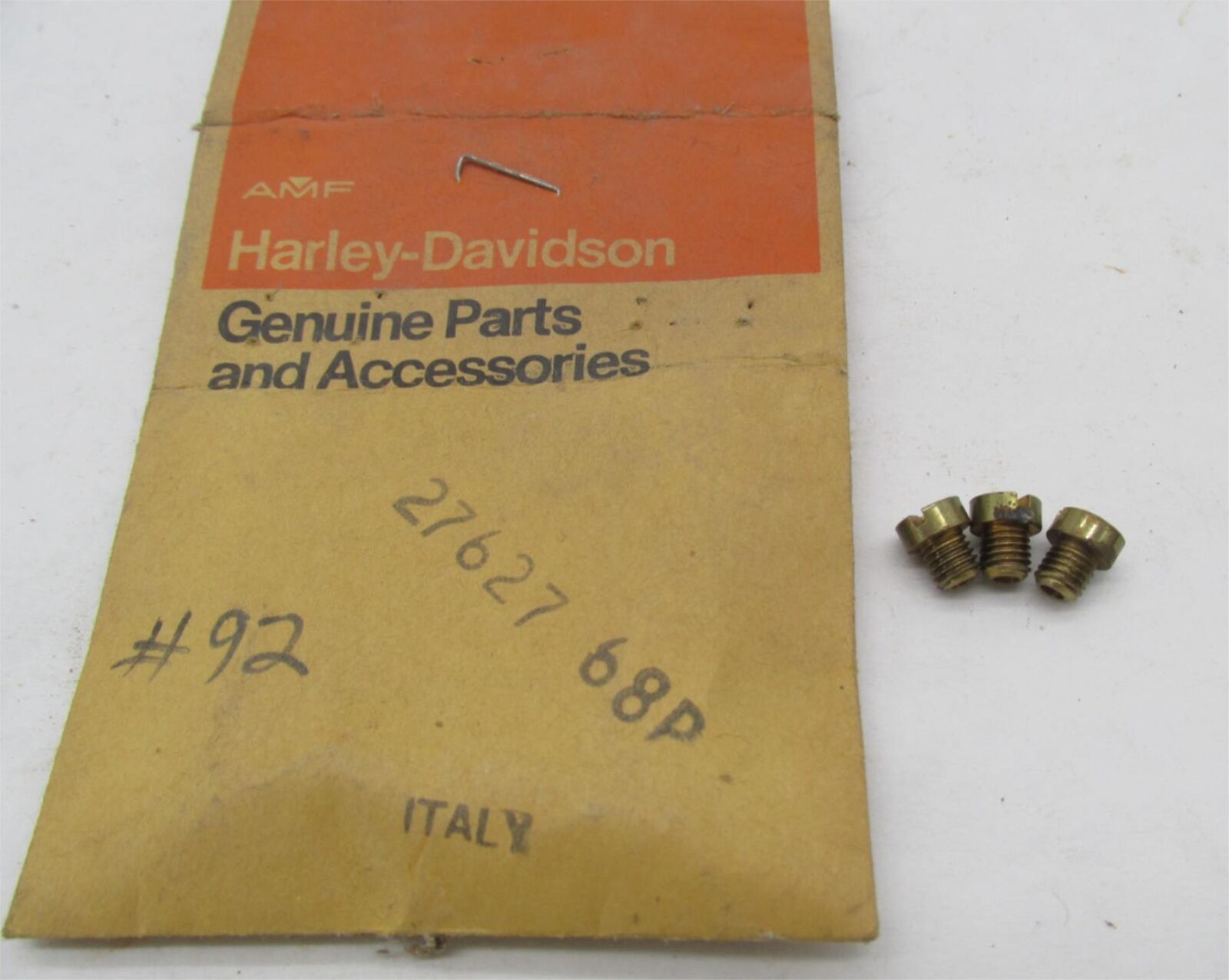 Lot of 3 Harley-Davidson Genuine NOS Aermacchi High Speed Jets 27627-68P
