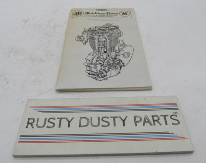 AJS Matchless Owners Club Matchless News 1994 Member Handbook