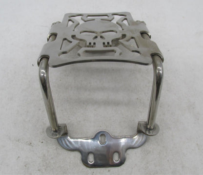 Harley Davidson Mini Chrome Skull Luggage Rack