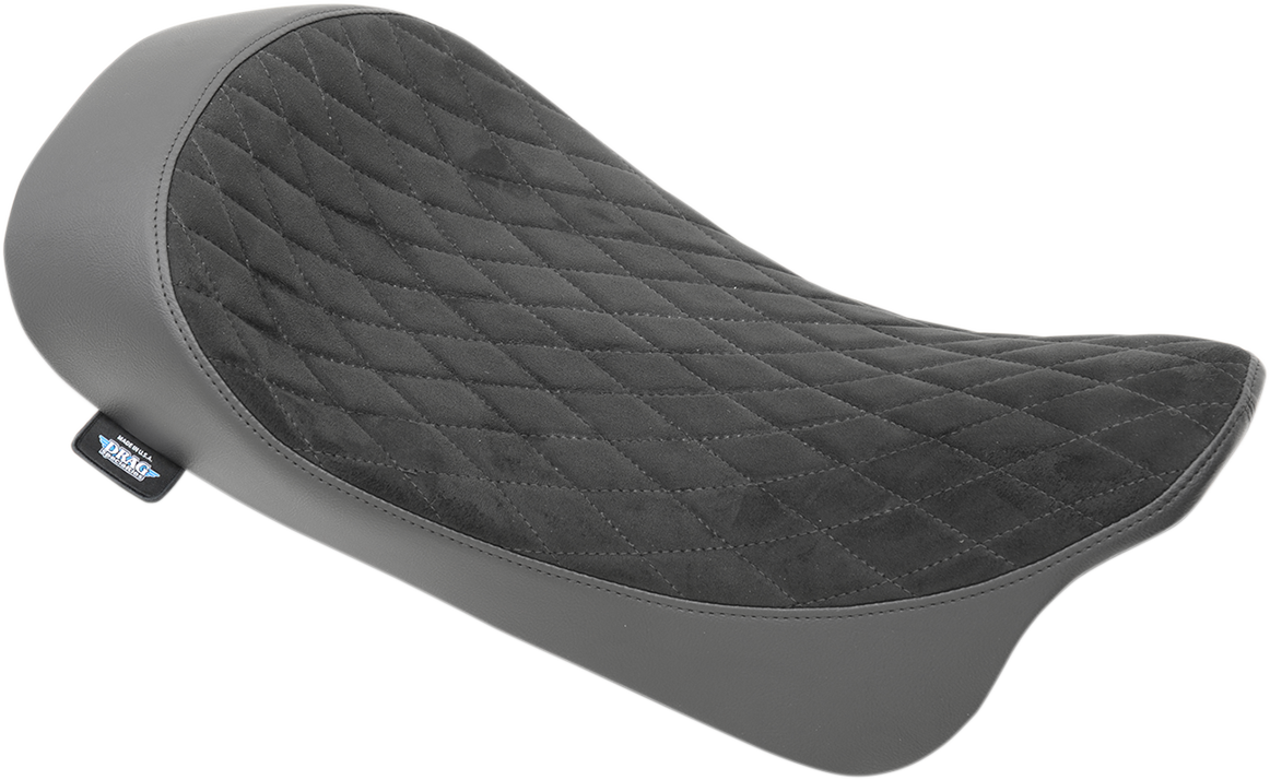 Drag Specialties Low Profile Solo Seat Diamond faux suede 0801-1039
