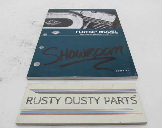 Harley-Davidson Official Factory 2012 FLSTSE3 Parts Catalog 99458-12