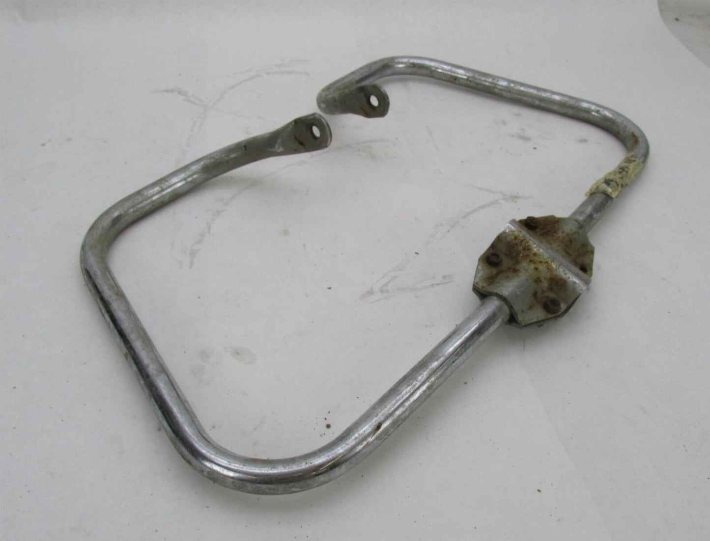 Vintage Chrome Patina Motorcycle Crash Engine Guard Bar Triumph Honda Yamaha CZ