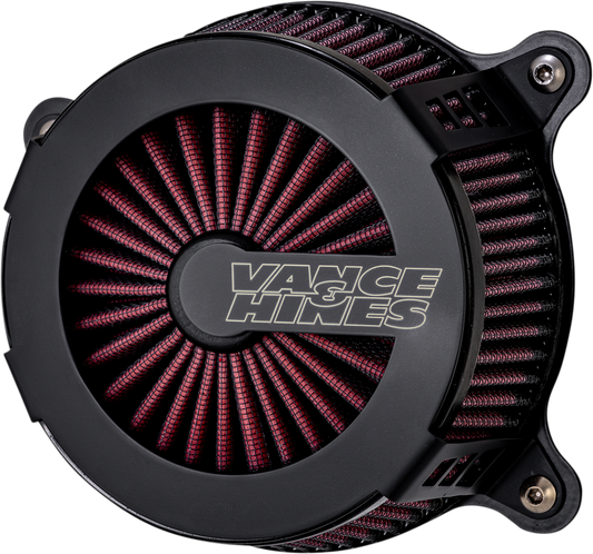 Vance & Hines VO2 Cage Fighter Air Cleaner Black Ceramic 40365