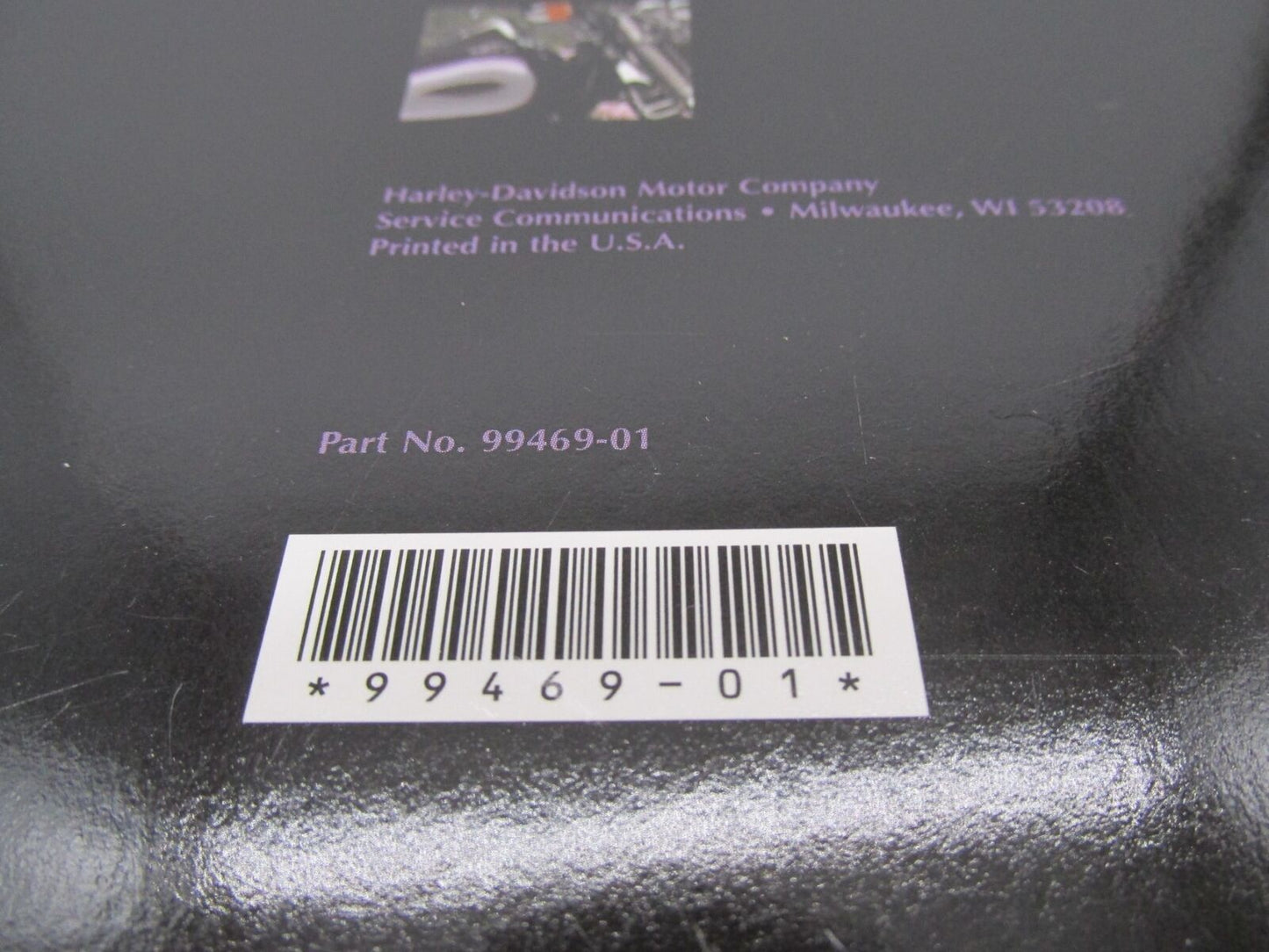 Harley-Davidson Official Factory 2001 Softail Owner's Manual 99469-01