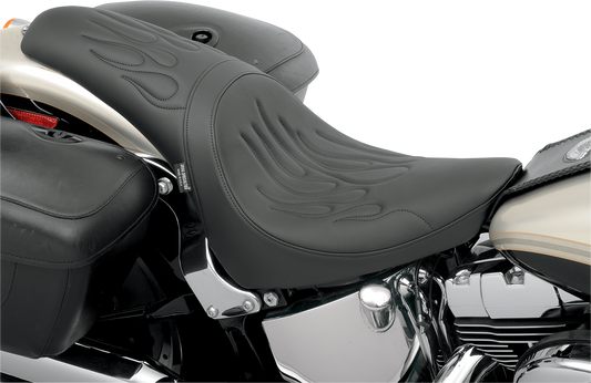 Drag Specialties Predator Seat Flame Stitching 0802-0468