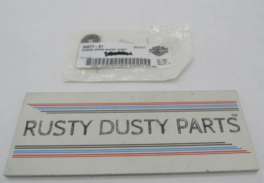 Lot of 9 Harley-Davidson Genuine NOS Spring Spacer Washers 34077-91