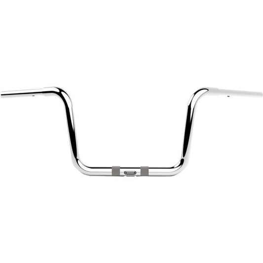 LA Choppers 1-1/4 in. Twin Round Handlebars Chrome LA-7324-10C