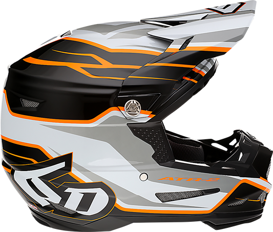 6D HELMETS ATR-2 Phase Helmet White Orange Small 122825
