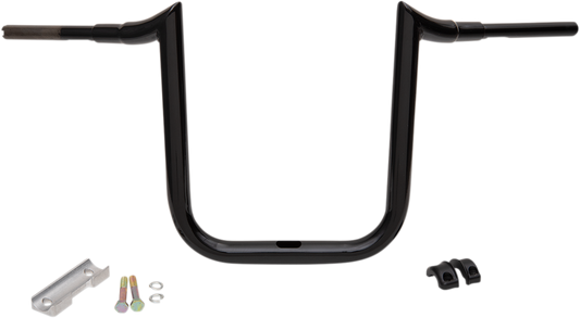LA Choppers 1 1/2" Grande Prime Ape Handlebars 14" Black LA-7357-14B
