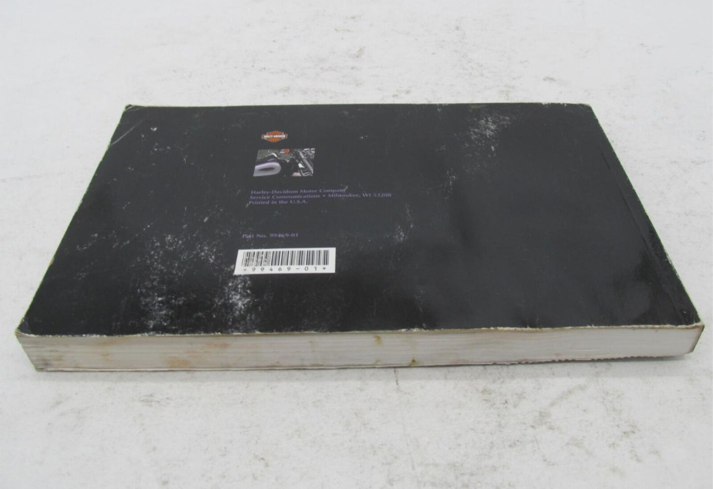 Harley-Davidson Official Factory 2001 Softail Owner's Manual Book 99469-01