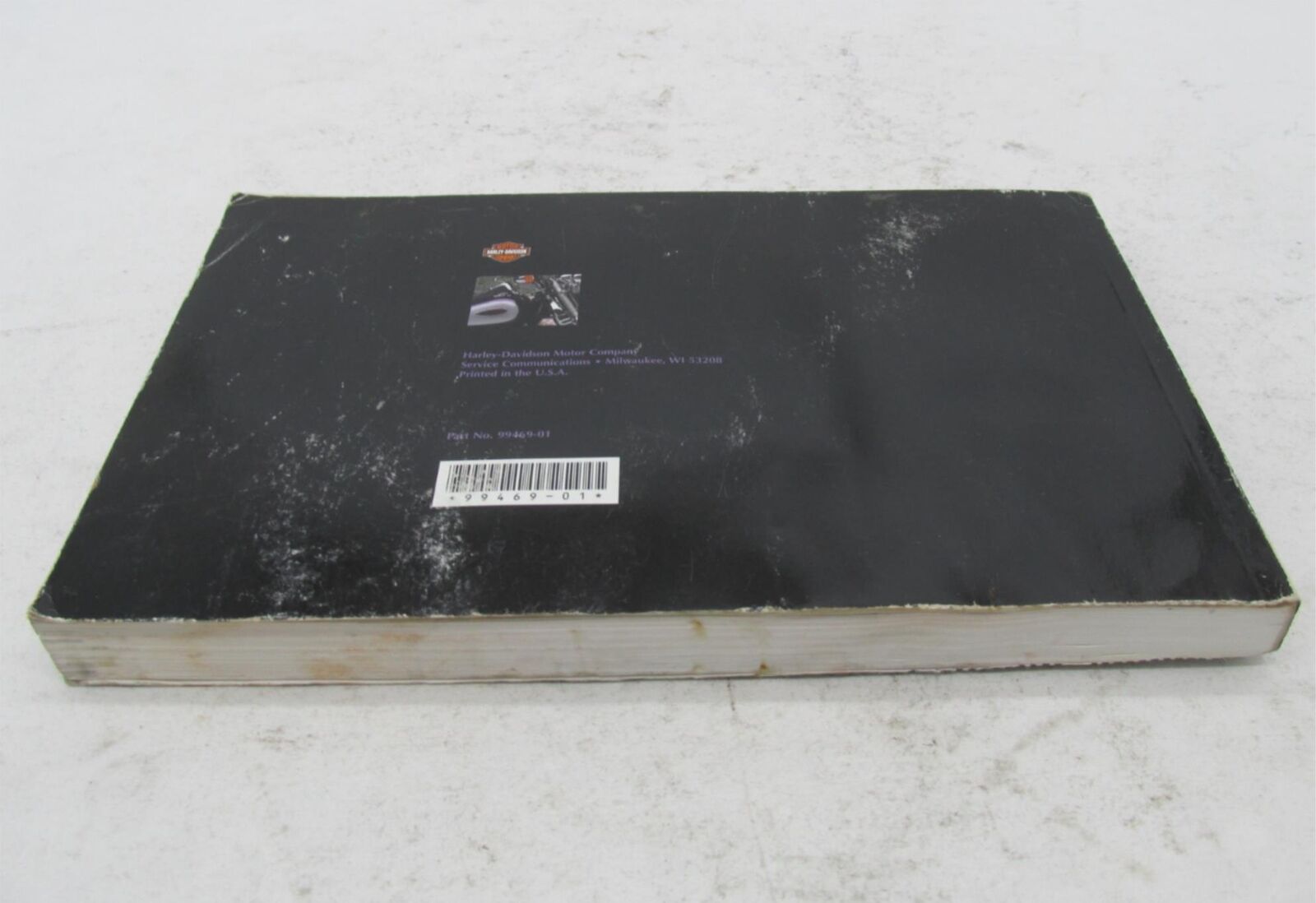 Harley-Davidson Official Factory 2001 Softail Owner's Manual Book 99469-01