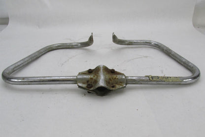 Vintage Chrome Patina Motorcycle Crash Engine Guard Bar Triumph Honda Yamaha CZ