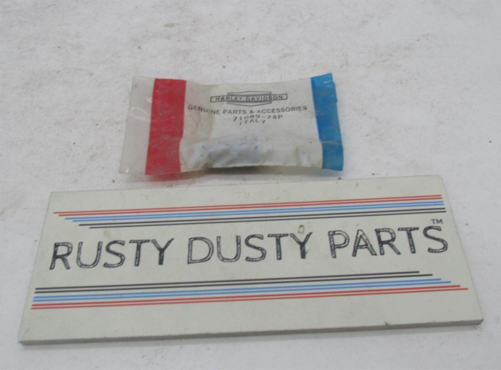 Harley-Davidson Aermacchi Genuine NOS High Beam Blue Light Indicator 71089-74P