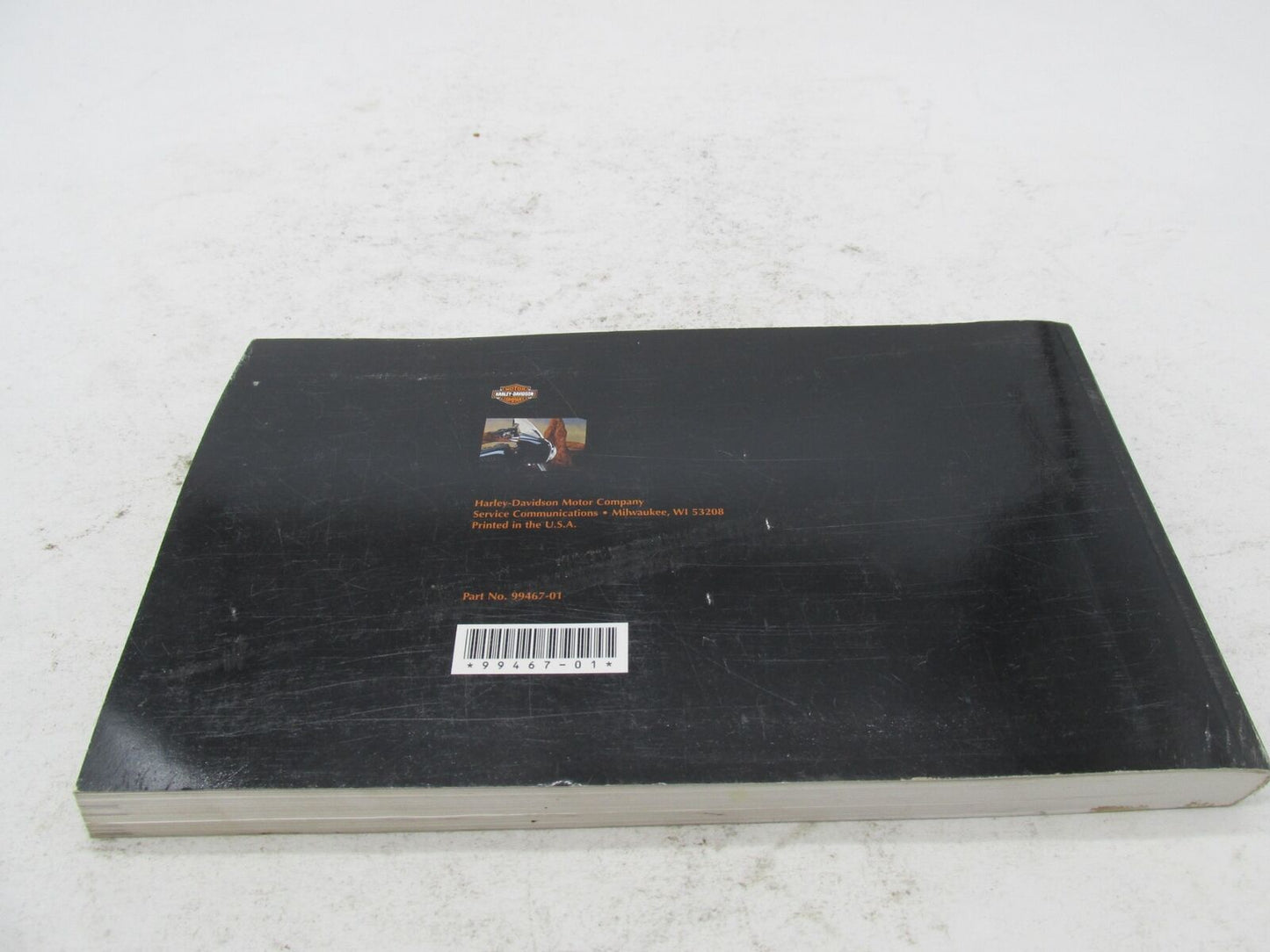 Harley-Davidson Official Factory 2001 Dyna Owner's Manual Book 99467-01