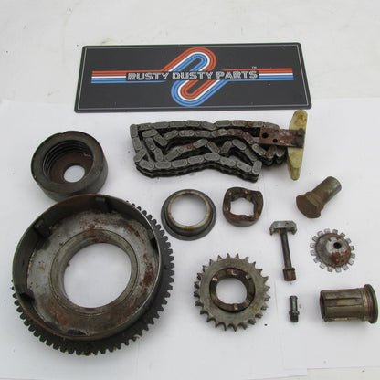 Complete Harley-Davidson Shovelhead Clutch Basket Drive Chain Assembly