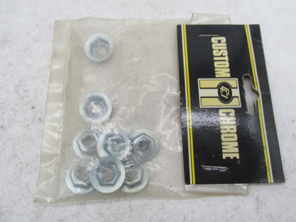 Lot of 10 Harley Davidson Custom Chrome 1973 Taillight Speed Nuts 26-041 7501