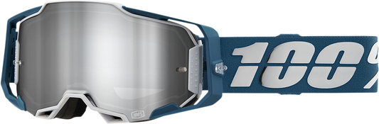 100% Armega Goggles Albar - Flash Silver 50721-261-03