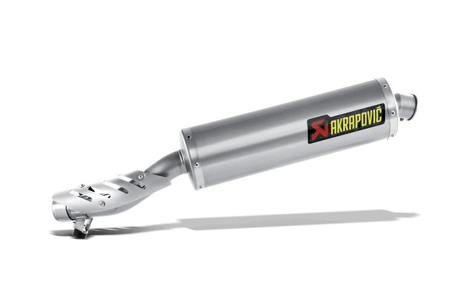 Akrapovic Slip-On Muffler Oval-Shape Titanium Muffler S-B12SO2-HLTT