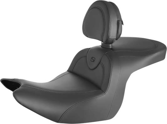 Saddlemen RoadSofa Seat Black W/Black Stitching H18-07-187BR