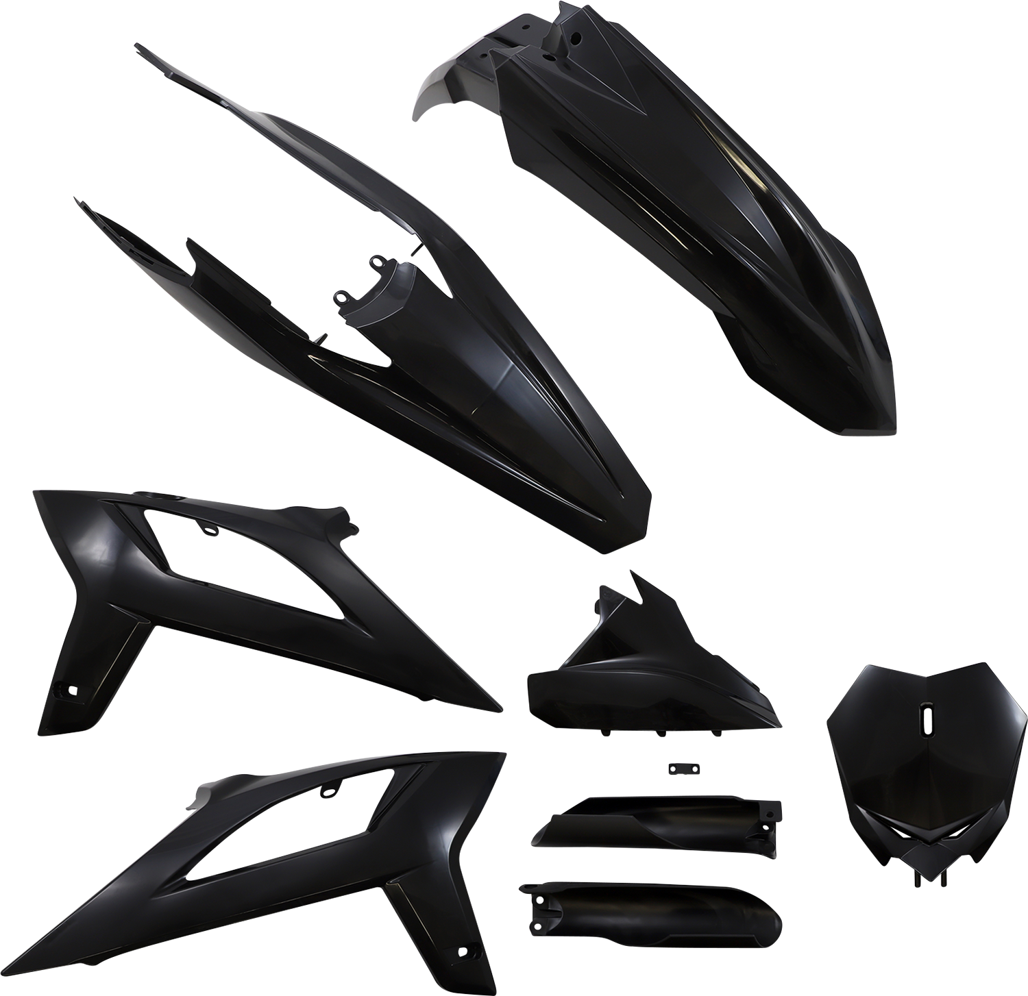 Acerbis Full Body Replacement Plastic Kit Black 2936280001