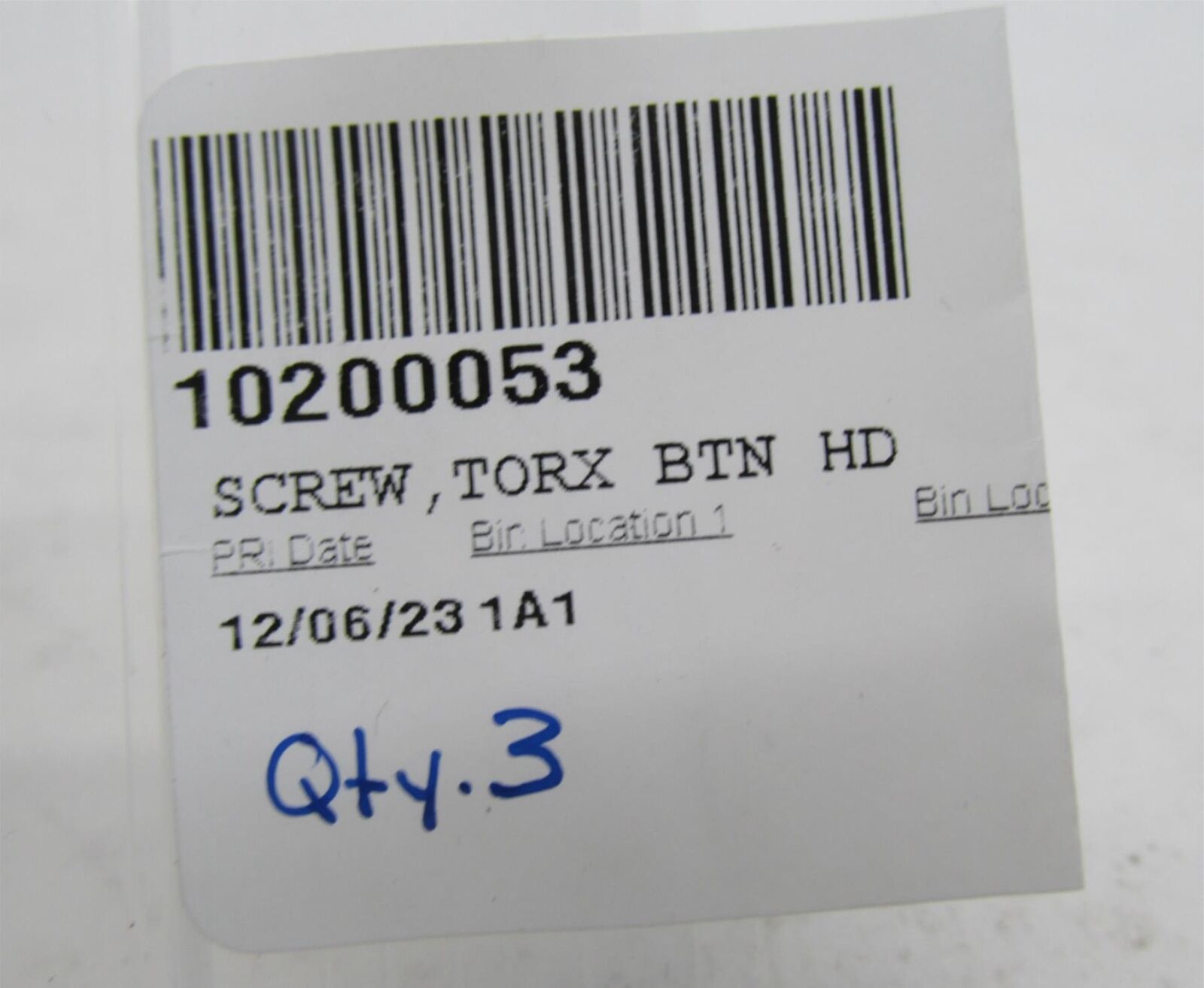 Lot of 3 Harley-Davidson Genuine NOS Socket Button Head Screws 10200053