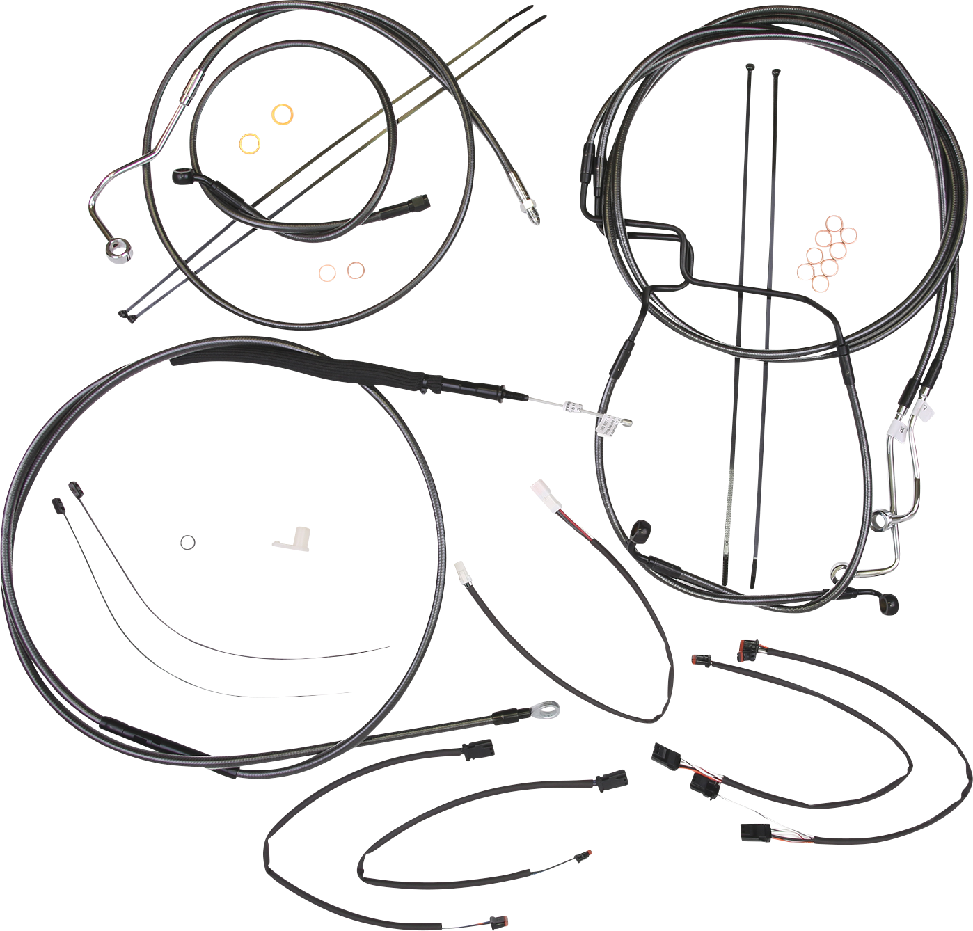 Magnum Black Pearl Designer Handlebar Installation Kit 4871011