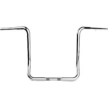 LA Choppers 1-1/4 in. Twin Round Handlebars 1-1/4" Chrome LA-7325-16C