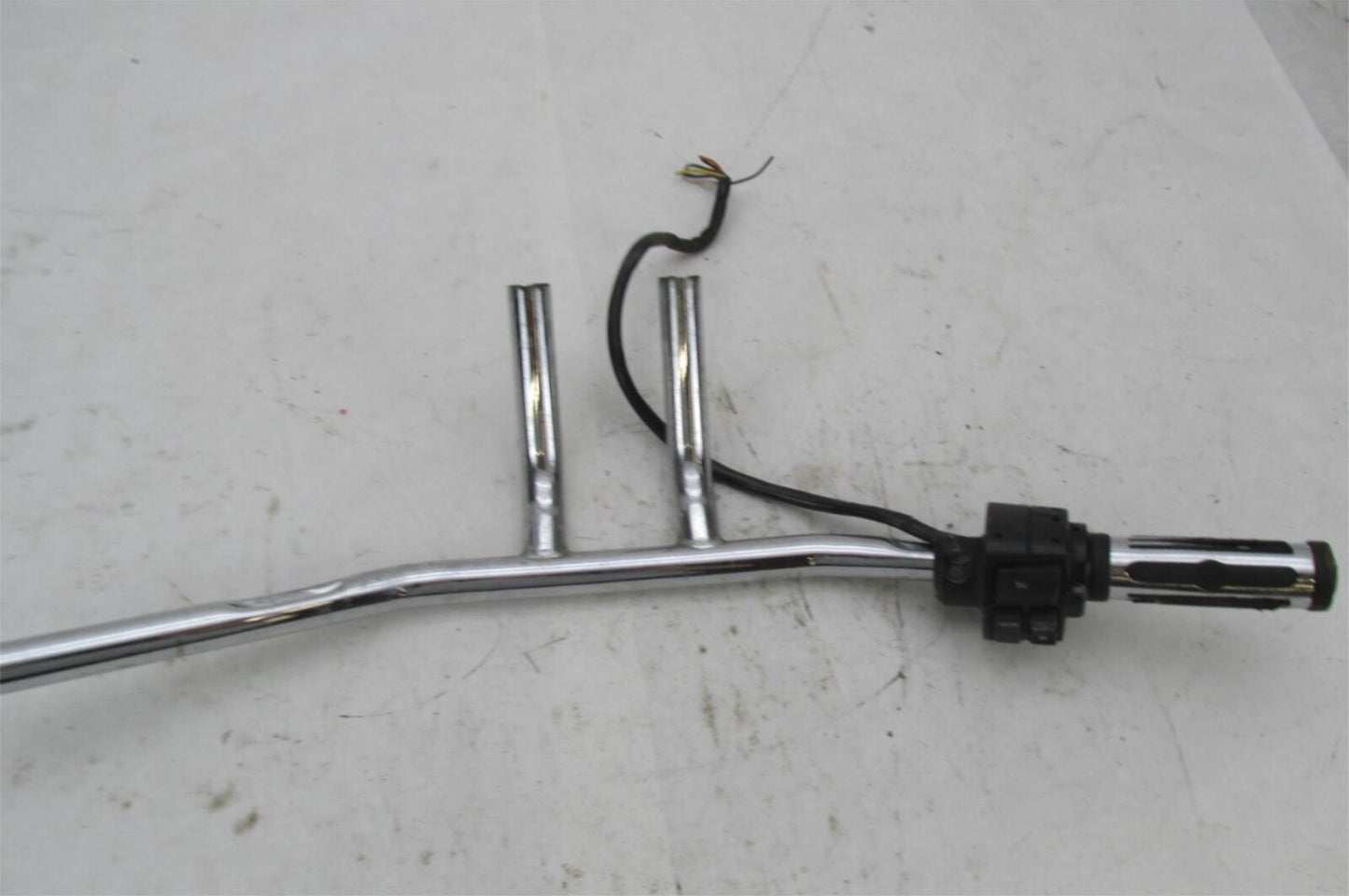 Harley Davidson Chrome 6" Rise Pullback T Bars Handlebar w/ Switch & Grip