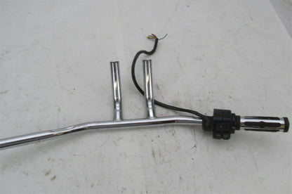 Harley Davidson Chrome 6" Rise Pullback T Bars Handlebar w/ Switch & Grip