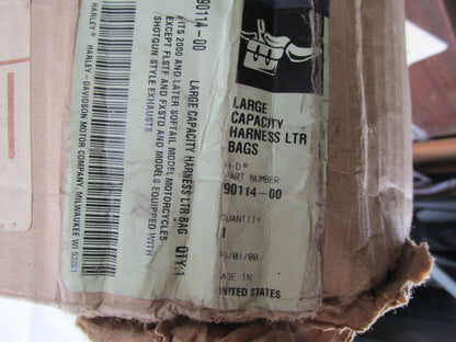 Harley-Davidson NOS 2000-Up Softail FXST Large Capacity LTR Saddlebags 90114-00