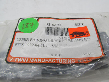 Harley V-Twin Manufacturing 79-84 FLT Upper Fairing Bracket Repair Kit 31-0344
