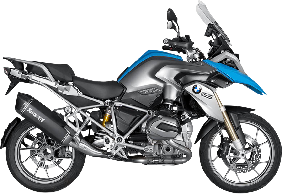 Akrapovic Slip-On Muffler Titanium Oval/D Muffler S-B12SO10-HAABL