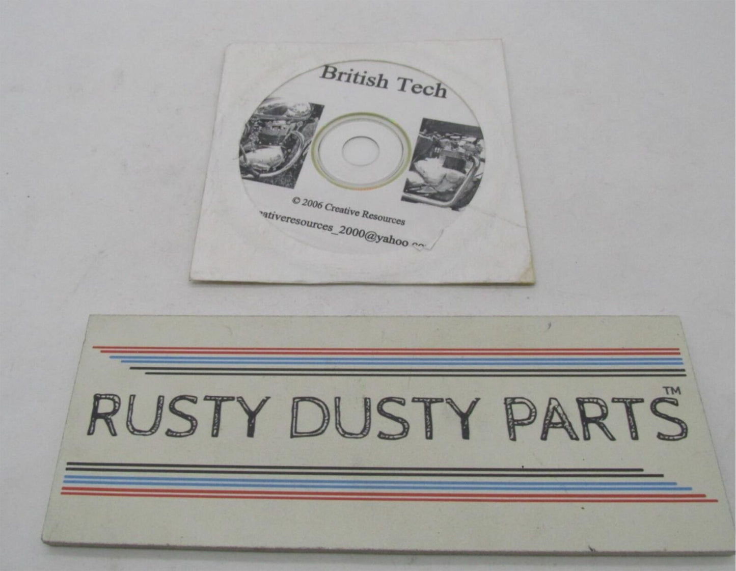 Triumph BSA British Tech DVD Disk Manual 2006 Creative Resources