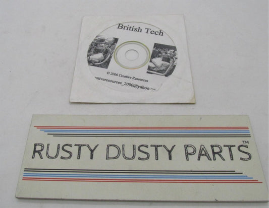 Triumph BSA British Tech DVD Disk Manual 2006 Creative Resources
